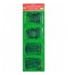 Count Holiday Ornament Hooks Green