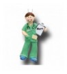 Personalized Nurse Scrubs Christmas Ornament