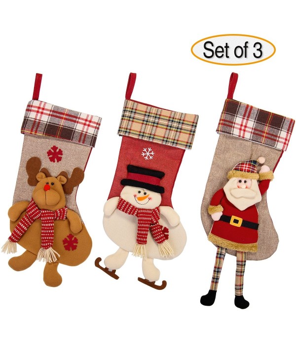 NONZERS Christmas Stockings Classic Decoration 19 9Lx8 5W