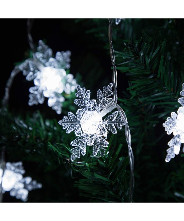 Snowflake Operated Qualife Christmas Decorations