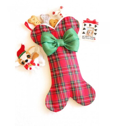 Lovlinne_Designs Dog Bone Christmas Stocking