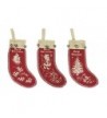 Retro Christmas Felt Stocking Ornaments