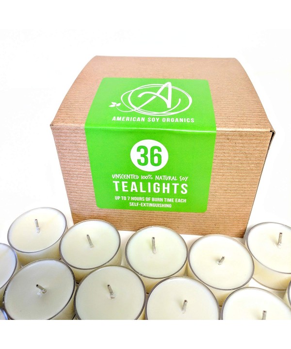 American Soy Tealights hour burn