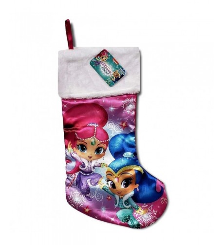 Shimmer Printed Holiday Christmas Stocking