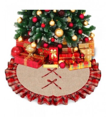 Ivenf Burlap Christmas Holiday Decorations