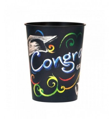 16oz Chalkboard Graduation Plastic Cup