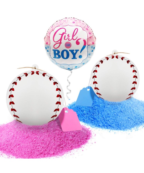 Gender Reveal Baseball Balls Pink