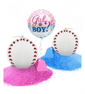 Gender Reveal Baseball Balls Pink