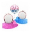 Gender Reveal Baseball Balls Pink