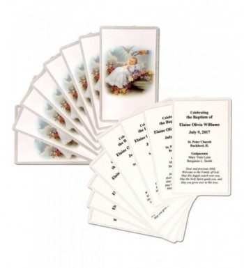 16 Personalized Baptism Holy Cards