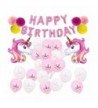 VSTON Decoration Unicorns Birthday Balloons