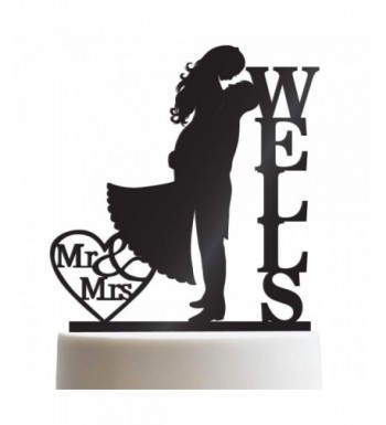 Kissing Customized Wedding Personalized Toppers