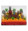 MINECRAFT Cake Featuring Decorative Accessories