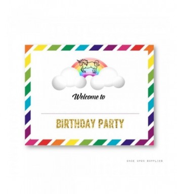 Rainbow Birthday Upon Supplies Decoration