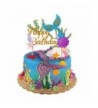 Glitter Mermaid Birthday Picks Decoration Supplies
