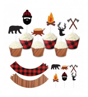 UTOPP Christmas Lumberjack Wrappers Decoration