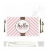 Hello Little One Decorations Placemats