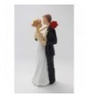Exquisite Bride Couple Figurine Topper