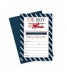Airplane Baby Shower Invitations Envelopes
