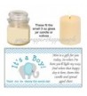 Elephant Shower Candle Party Labels