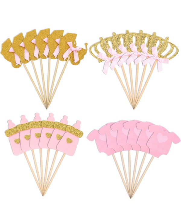 Jetec Pieces Cupcake Toppers Birthday