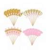 Jetec Pieces Cupcake Toppers Birthday