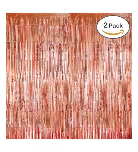 KUMEED Backdrop Curtains Metallic Photobooth