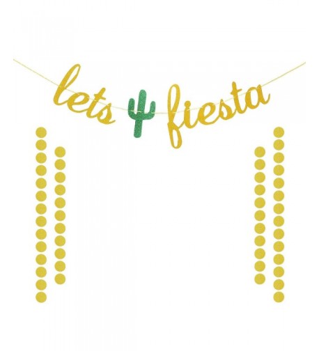 Fiesta Glittery Decorations Bachelorette Garland