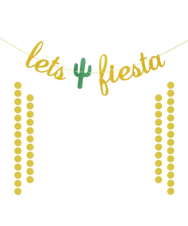 Fiesta Glittery Decorations Bachelorette Garland