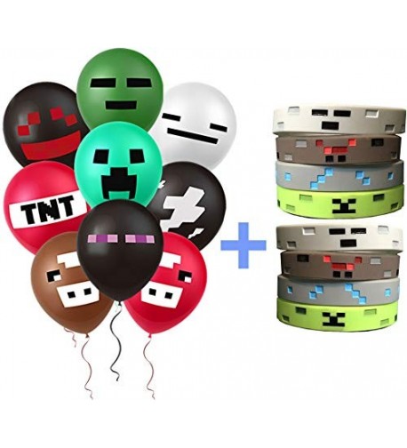 PartyFufu Mining Balloons Set Wristbands