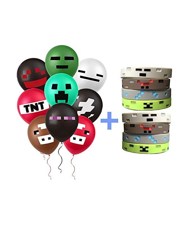 PartyFufu Mining Balloons Set Wristbands