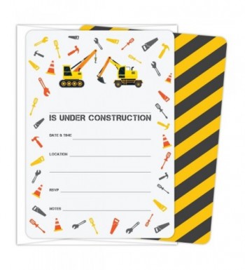 Koko Paper Co Construction Invitations