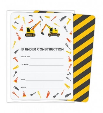 Koko Paper Co Construction Invitations