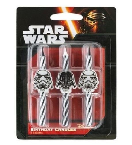 CakeDrake Trooper Striped Birthday CANDLES