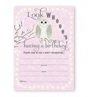 Snowy Birthday Invitations Invitations Envelopes