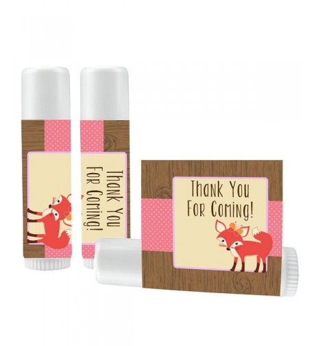 Fox Lip Balm Favors Girl