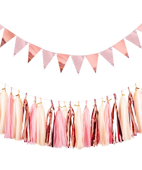 Whaline Sparkly Triangle Birthday Decoration