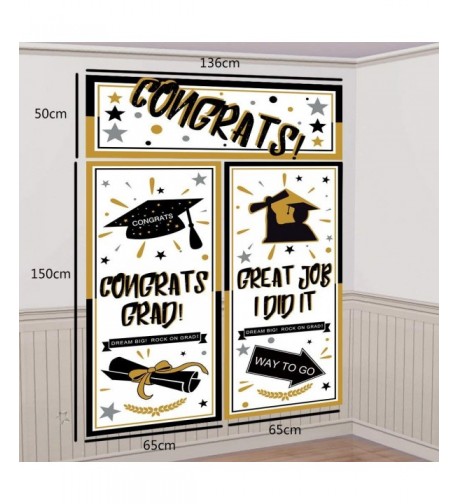 Graduation Backdrop Banner Decorations Supplies