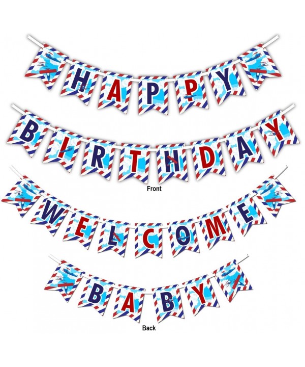 Airplane Multi Use Birthday Welcome Decoration