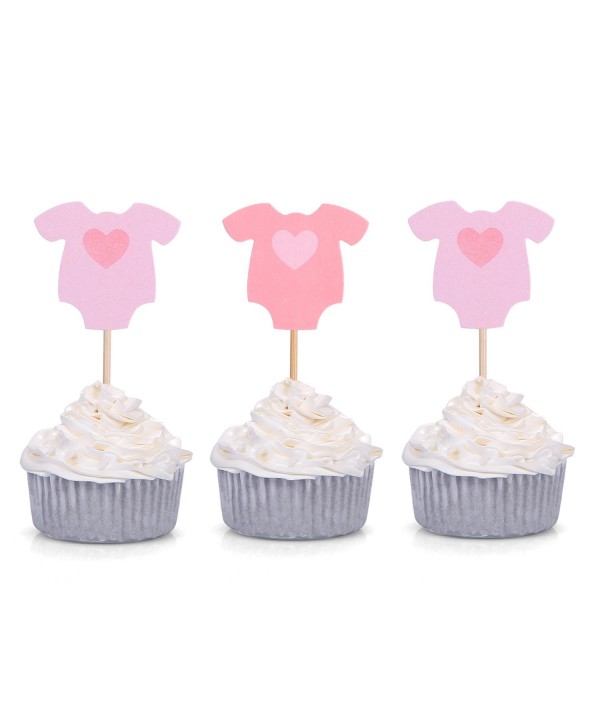 Giuffi Jumpsuit Cupcake Toppers Shower