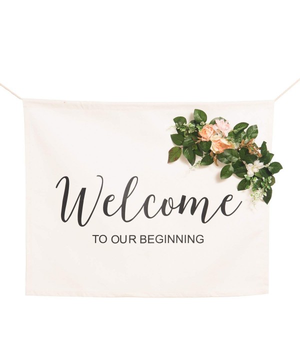 Lings moment Canvas Wedding Banner