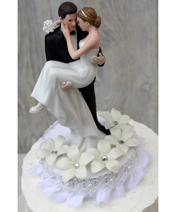 Stephanotis Groom Holding Wedding Topper