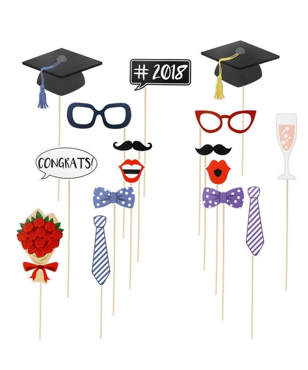 2018 Graduation Photo Booth Props - Graduation Decorations photo booth ...