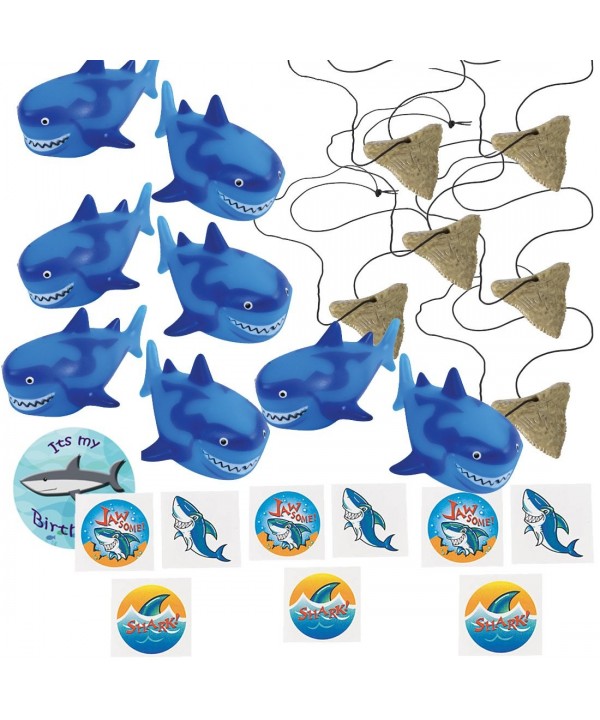 Shark Party Favors 12 Necklaces