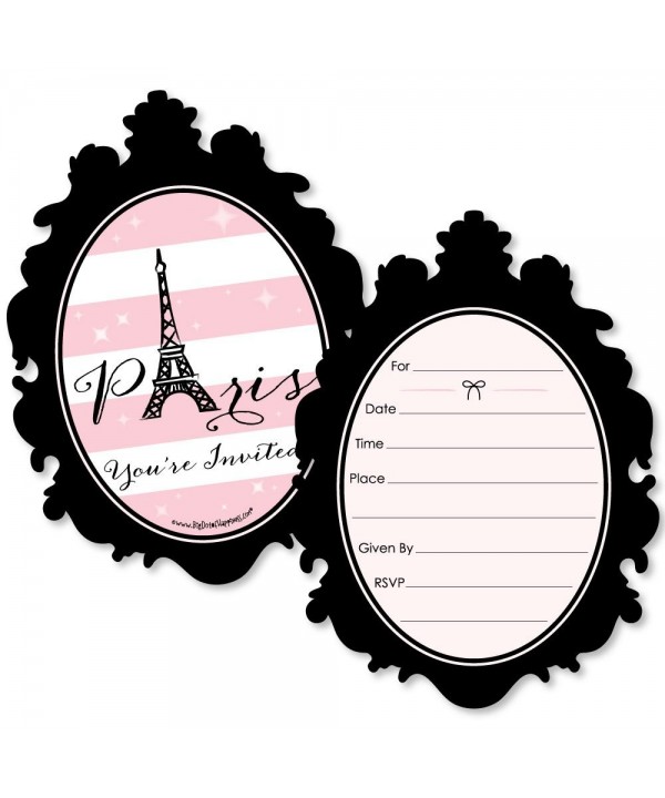 Paris Ooh Fill Invitations Invitation