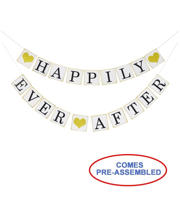 Happily Glitter Wedding Engagement Decorations