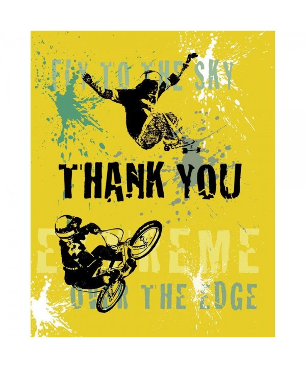 Extreme Sports Thank You Notes Accessory