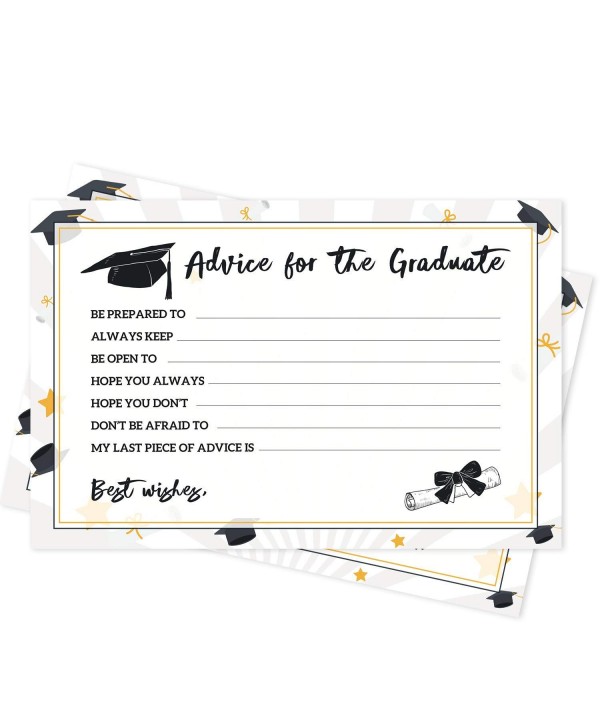 Graduation Party Advice Cards Decorations