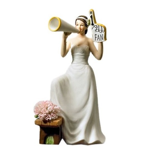 Weddingstar Fan Cheering Bride Figurine