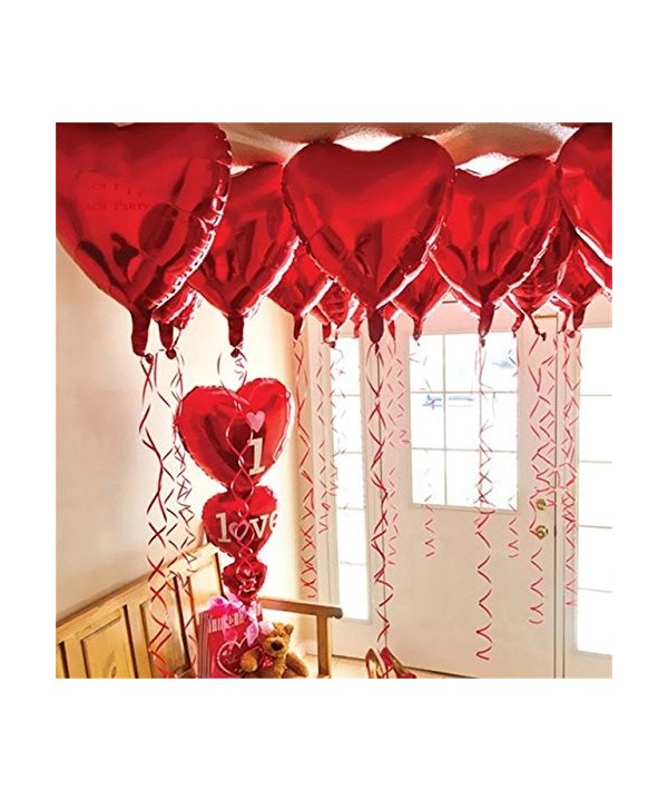 Red Heart Shape Balloons Decorations